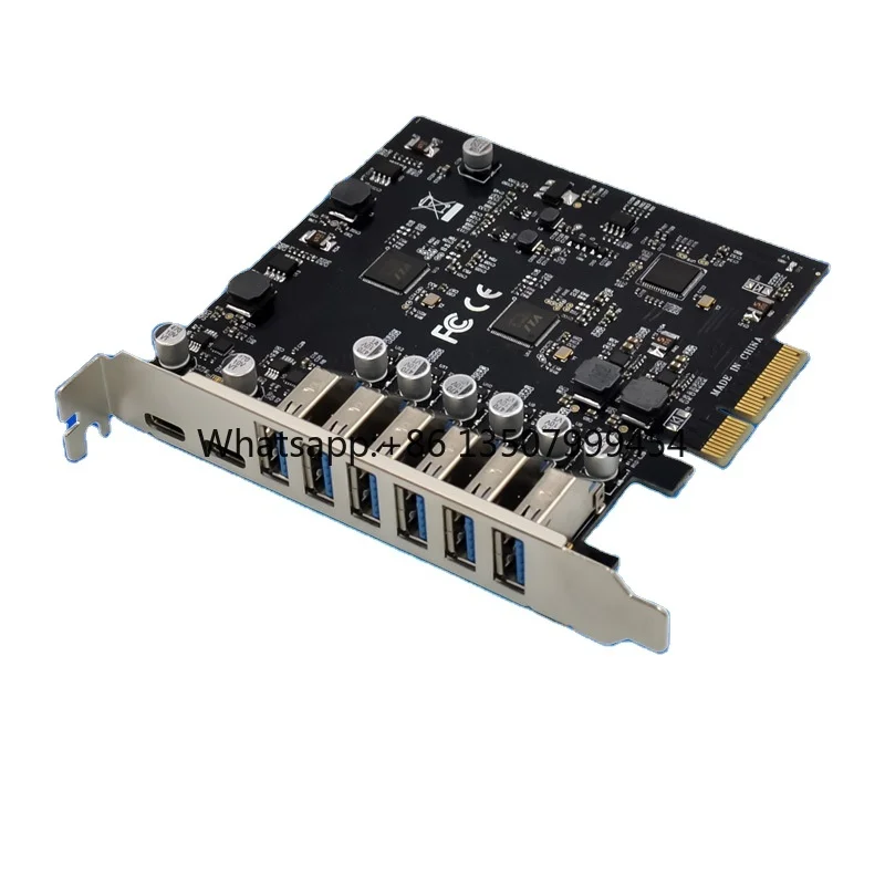 SUNWEIT ST657 PCIe X4 ASM3142 USB3.1 Ethernet Server Internal 10Gbps Industrial Control Visual Acquisition Card 6A2C Stock
SUNWEIT ST657 PCIe X4 ASM3142 USB3.1 Ethernet Server Internal 10Gbps Industrial Control Visual Acquisition Card 6A2C Stock