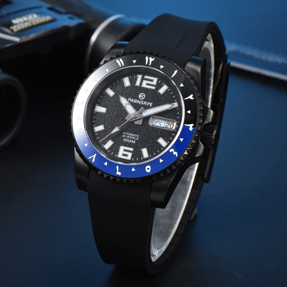 Men's Automatic Mechanical Watch NH36 Movement 40mm Dive Sport Black Blue Bezel Sapphire Crystal 100M Waterproof Business Daily
Men's Automatic Mechanical Watch NH36 Movement 40mm Dive Sport Black Blue Bezel Sapphire Crystal 100M Waterproof Business Daily