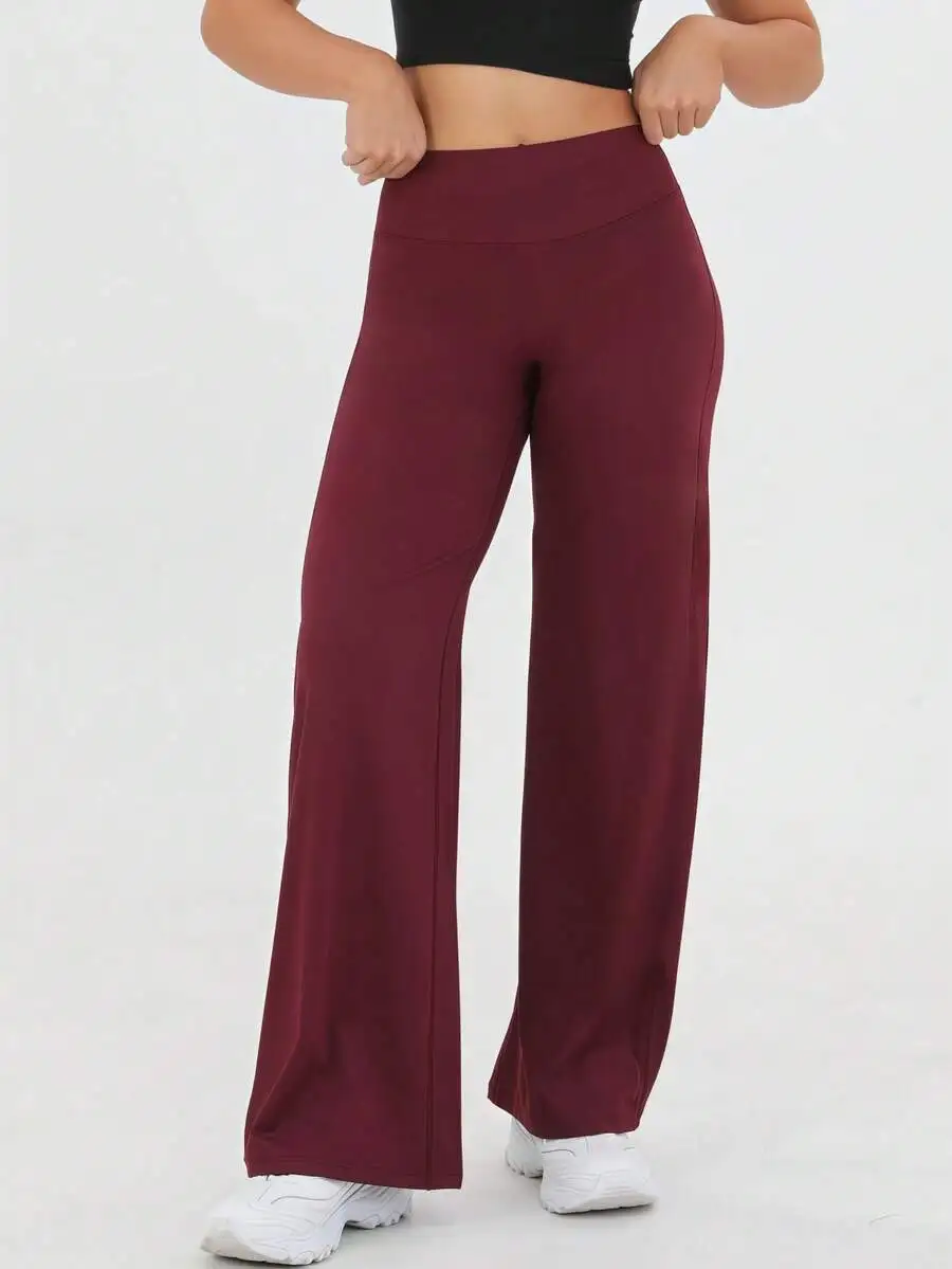 Women High Waisted Wide Leg Pants Loose Fit Yoga Sports Leisure Pants
Women High Waisted Wide Leg Pants Loose Fit Yoga Sports Leisure Pants