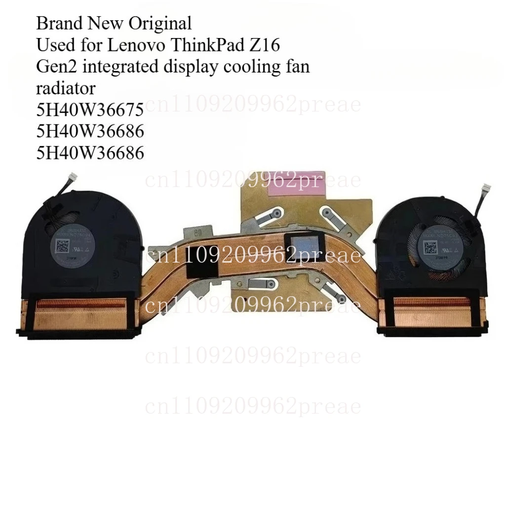 Для Lenovo Thinkpad Z16 GEN2: новый оригинальный подходящий ноутбук, процессор + вентилятор графического процессора, независимый модуль радиатора видеокарты 5H40W36675
Для Lenovo Thinkpad Z16 GEN2: новый оригинальный подходящий ноутбук, процессор + вентилятор графического процессора, независимый модуль радиатора видеокарты 5H40W36675