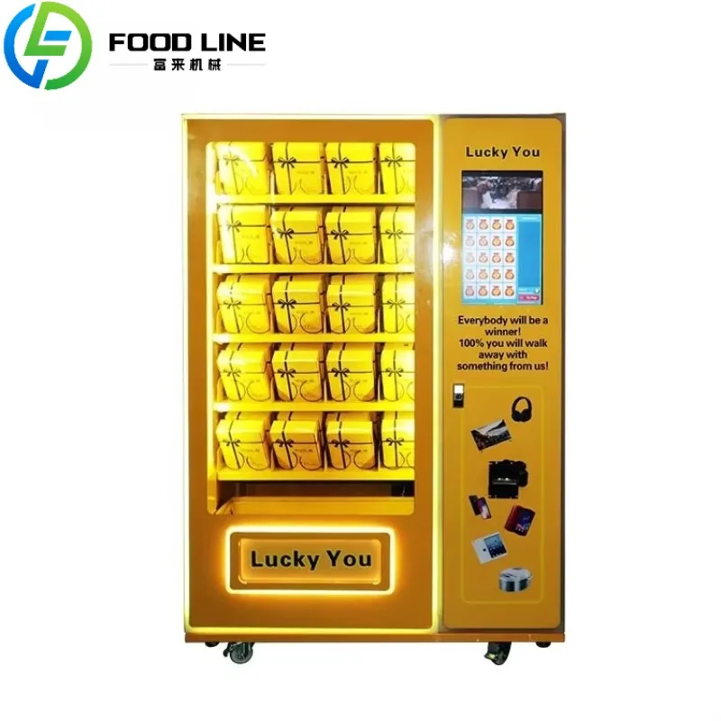 Automatic Lucky Box Vending Machine Customizable Mystery Box Game Vending Machine Blind Prize Gifts Vending Machine for Sale
Automatic Lucky Box Vending Machine Customizable Mystery Box Game Vending Machine Blind Prize Gifts Vending Machine for Sale