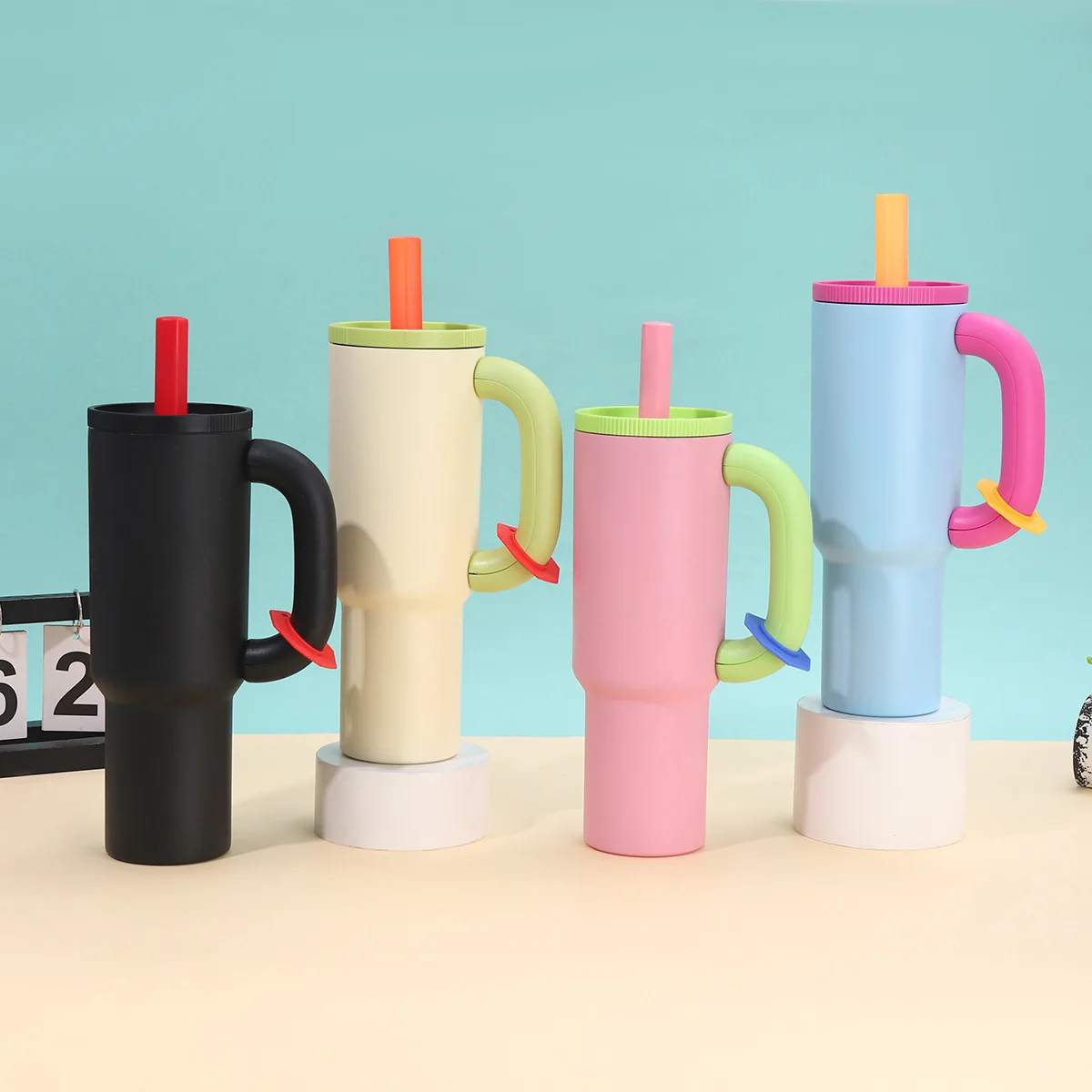 40oz Car Travel Mug Stainless Steel Straw Insulated Cup Car Mounted Coffee Cup Double Wall Vacuum Insulation Keeps 24H Cold
40oz Car Travel Mug Stainless Steel Straw Insulated Cup Car Mounted Coffee Cup Double Wall Vacuum Insulation Keeps 24H Cold