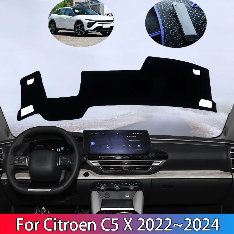 For Citroen C5 X 2022~2024 Dashboard Rug Cover Dash Mat Anti-Slip Protective Avoid Light Carpet Auto Stickers Parts Accessories
For Citroen C5 X 2022~2024 Dashboard Rug Cover Dash Mat Anti-Slip Protective Avoid Light Carpet Auto Stickers Parts Accessories