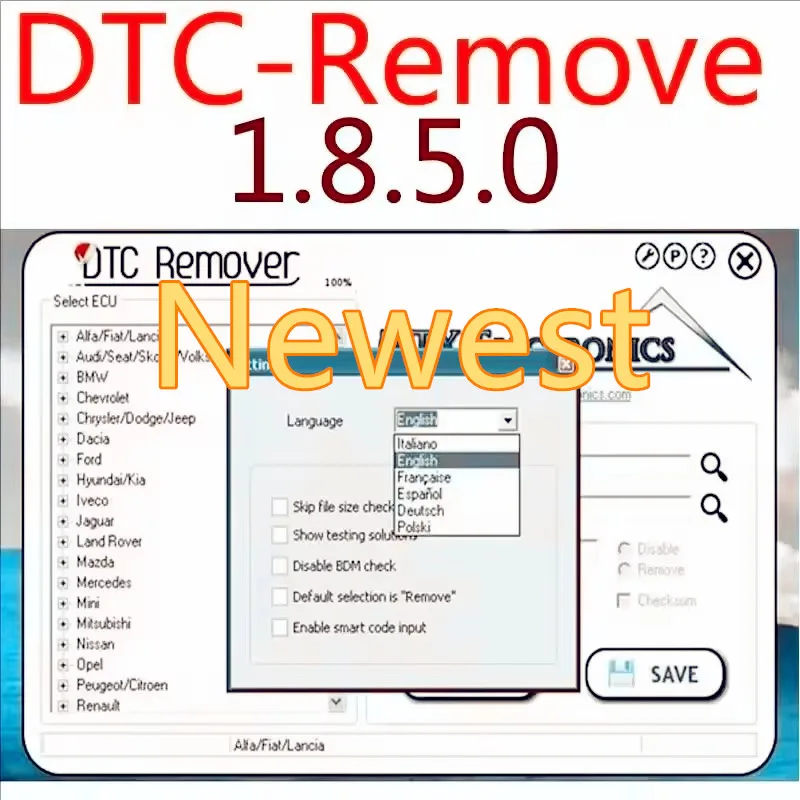Новейший съемник MTX DTC 1,8,5.0 с ключом + 9, дополнительное программное обеспечение для настройки ЭБУ для программного обеспечения KESS KTAG FGTECH OBD2
Новейший съемник MTX DTC 1,8,5.0 с ключом + 9, дополнительное программное обеспечение для настройки ЭБУ для программного обеспечения KESS KTAG FGTECH OBD2