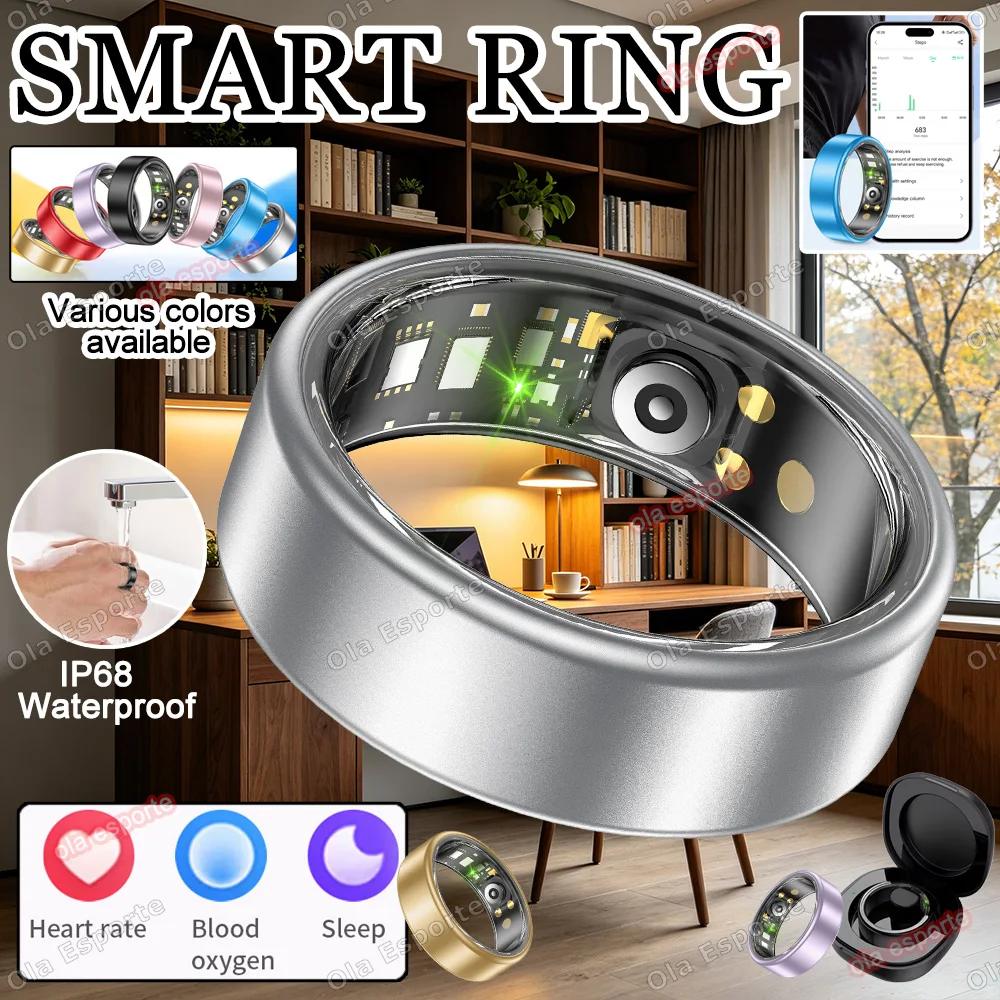 Various Colors Available Smart Ring Bluetooth Call Heart Rate Sleep Monitor Men Women Smartring Waterproof Health Sport Ring New
Various Colors Available Smart Ring Bluetooth Call Heart Rate Sleep Monitor Men Women Smartring Waterproof Health Sport Ring New