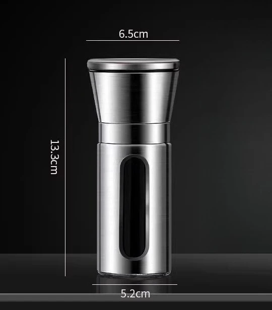 Ручная мельница для перца из нержавеющей стали, бытовой высококачественный инструмент для порошка морской соли и перца
Ручная мельница для перца из нержавеющей стали, бытовой высококачественный инструмент для порошка морской соли и перца