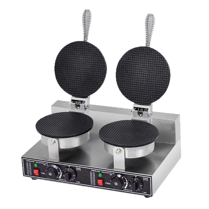 Двуглавая машина для приготовления яичных рулетов, коммерческая электрическая форма для торта, мороженое, ломтики креветок, хрустящий котел, нагревательная киоск для кожи
Двуглавая машина для приготовления яичных рулетов, коммерческая электрическая форма для торта, мороженое, ломтики креветок, хрустящий котел, нагревательная киоск для кожи