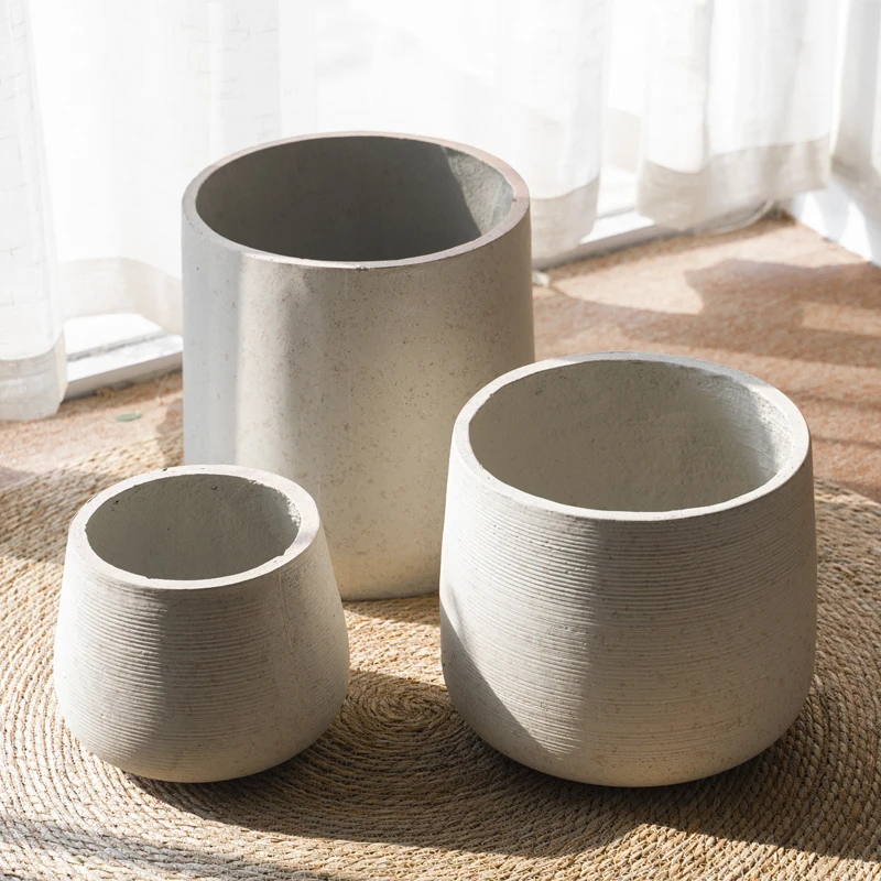 Nordic minimalist cement circular flower pot floor to ceiling indoor large green plant pot creative
Nordic minimalist cement circular flower pot floor to ceiling indoor large green plant pot creative