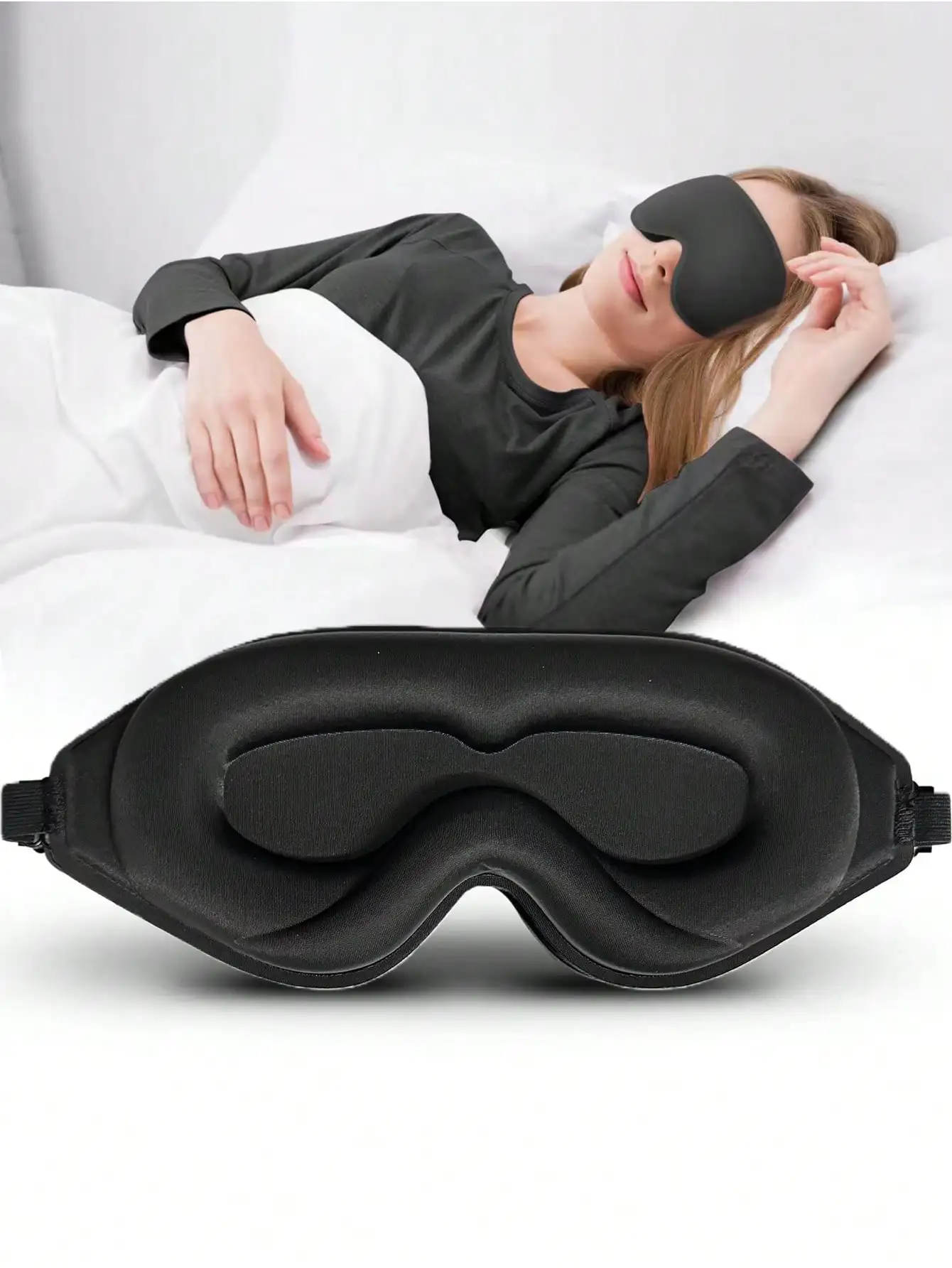 3D Premium Sleep Mask, Ultra-Soft Skin-Friendly Eye Mask, 100% Blackout Sleep Mask, Eyelash Extension Sleep Mask, Unisex Sleep Mask
3D Premium Sleep Mask, Ultra-Soft Skin-Friendly Eye Mask, 100% Blackout Sleep Mask, Eyelash Extension Sleep Mask, Unisex Sleep Mask