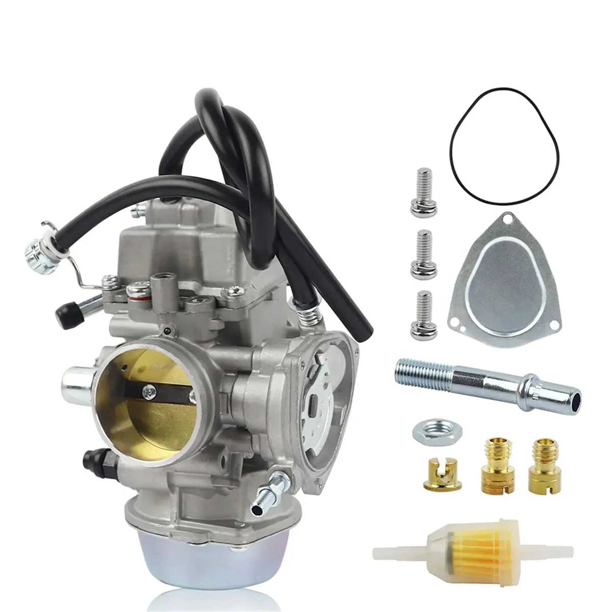 PD42J 42mm Carburetor for Yamaha Predator 500 Grizzly 600 660 YFM660 Outlaw 500 Rhino YXR660 Bombardier Can-Am
PD42J 42mm Carburetor for Yamaha Predator 500 Grizzly 600 660 YFM660 Outlaw 500 Rhino YXR660 Bombardier Can-Am