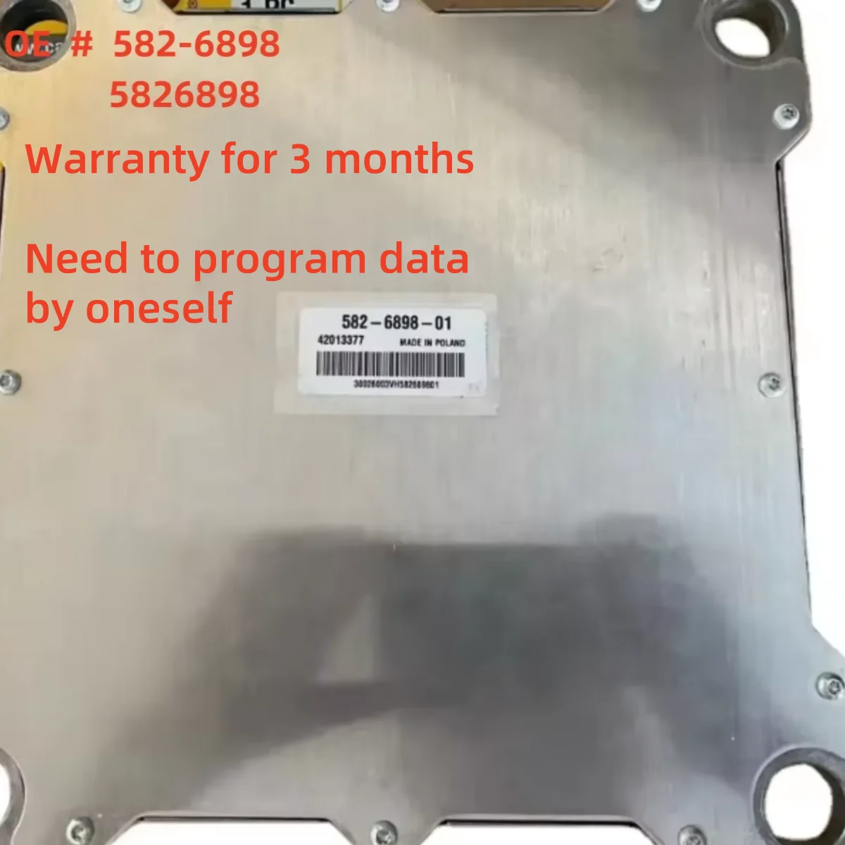 High quality 582-6898 5826898 Engine Electronic Control Unit ECU ECM Controller for Caterpillar
High quality 582-6898 5826898 Engine Electronic Control Unit ECU ECM Controller for Caterpillar