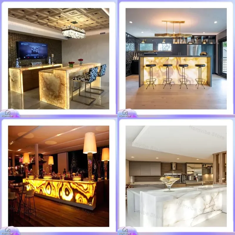 Modern Backlit Bar Table with Agate Stone Pattern Solid Surface Countertop for Home Bar Kitchen Island Furniture Minimalist
Modern Backlit Bar Table with Agate Stone Pattern Solid Surface Countertop for Home Bar Kitchen Island Furniture Minimalist