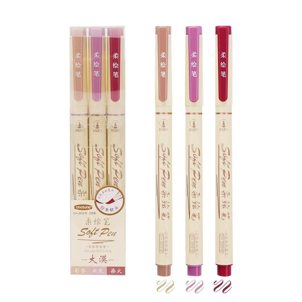 Retro Color Calligraphy Brush Pen Set Soft Tip Water-based dye Drawing Markers DIY Scrapbooking Crafts Dual Side Felt-tip pen
Retro Color Calligraphy Brush Pen Set Soft Tip Water-based dye Drawing Markers DIY Scrapbooking Crafts Dual Side Felt-tip pen