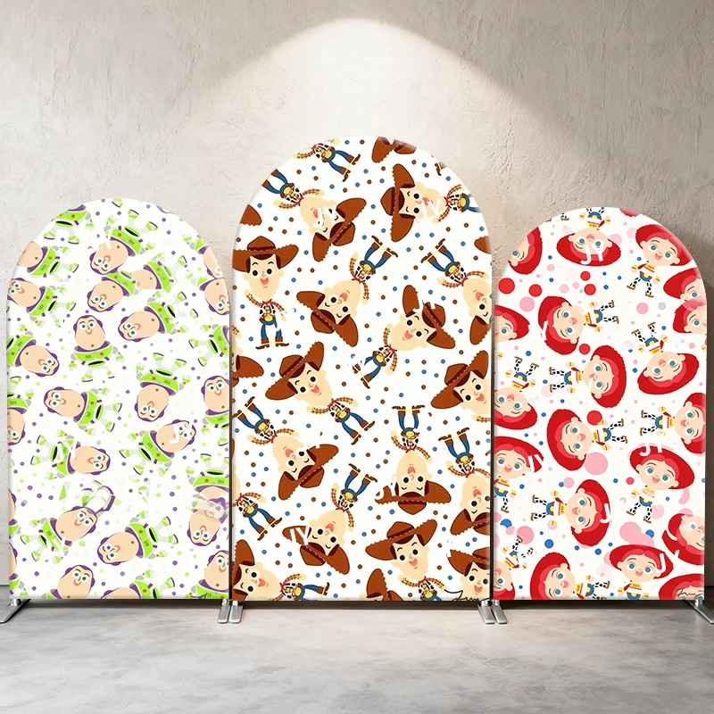 Toy Story Arch Backdrop Cover Chibi Woody Buzz Jessie Pattern Scene Kids Birthday Baby Shower Photo Booth Decor Background
Toy Story Arch Backdrop Cover Chibi Woody Buzz Jessie Pattern Scene Kids Birthday Baby Shower Photo Booth Decor Background