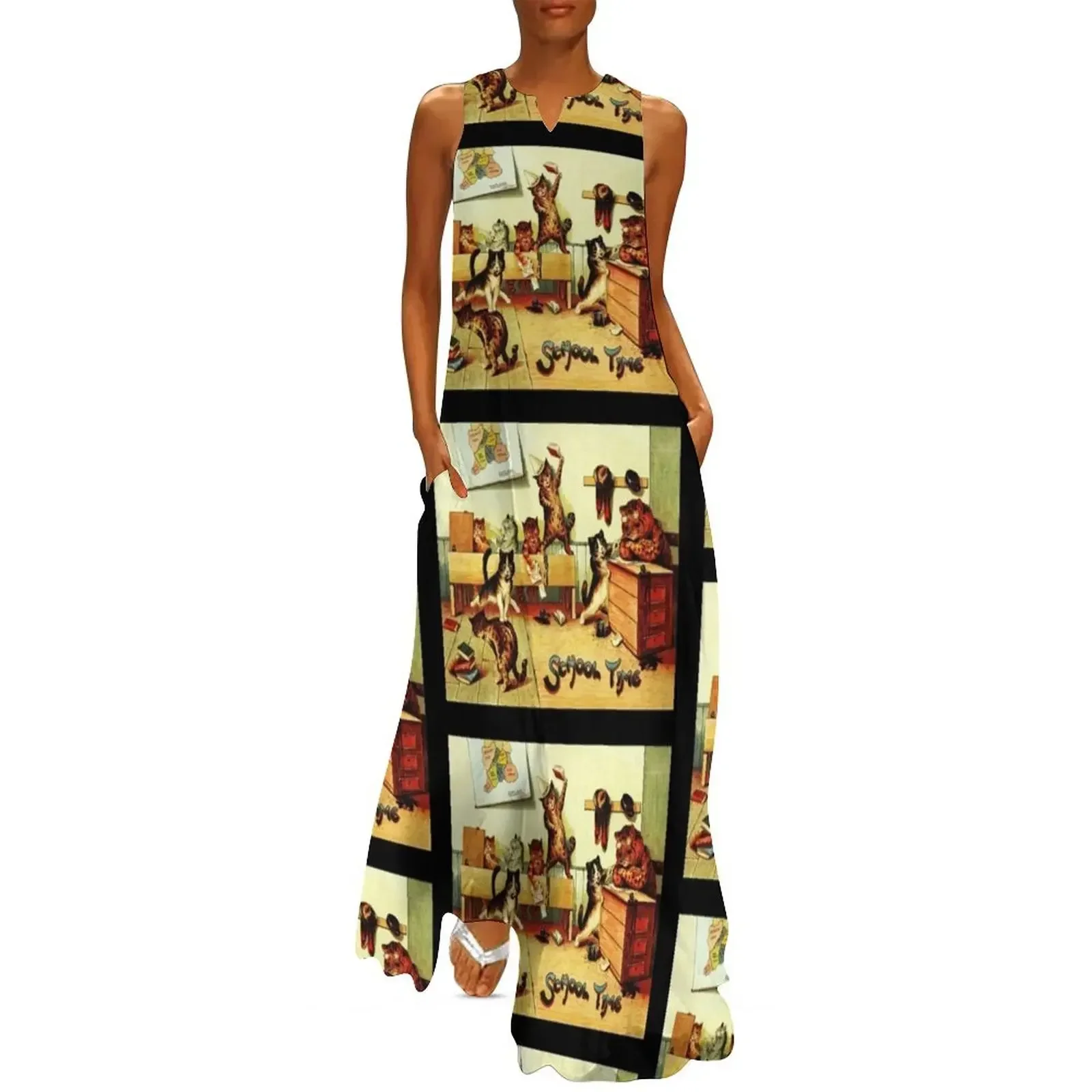 School Time Cats Louis Wain Long Dress evening dress dresses for womens 2025 dresses ladies 2025 summer Dress vintage
School Time Cats Louis Wain Long Dress evening dress dresses for womens 2025 dresses ladies 2025 summer Dress vintage