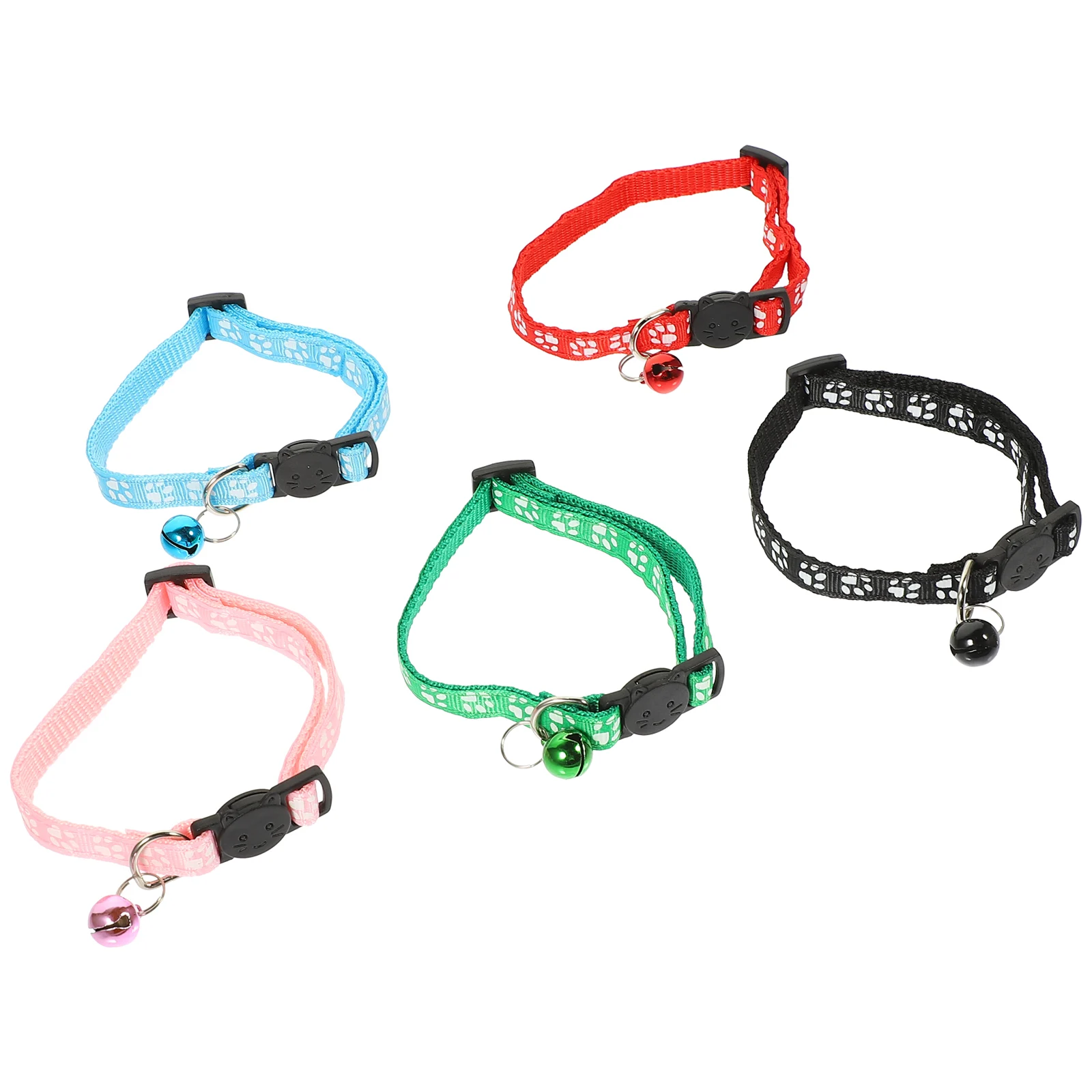 5pcs Cat Head Buckle Collar Adjustable Bright Colors Round Edges Polished Design Pet Necklace Small Size Kitten Decor
5pcs Cat Head Buckle Collar Adjustable Bright Colors Round Edges Polished Design Pet Necklace Small Size Kitten Decor