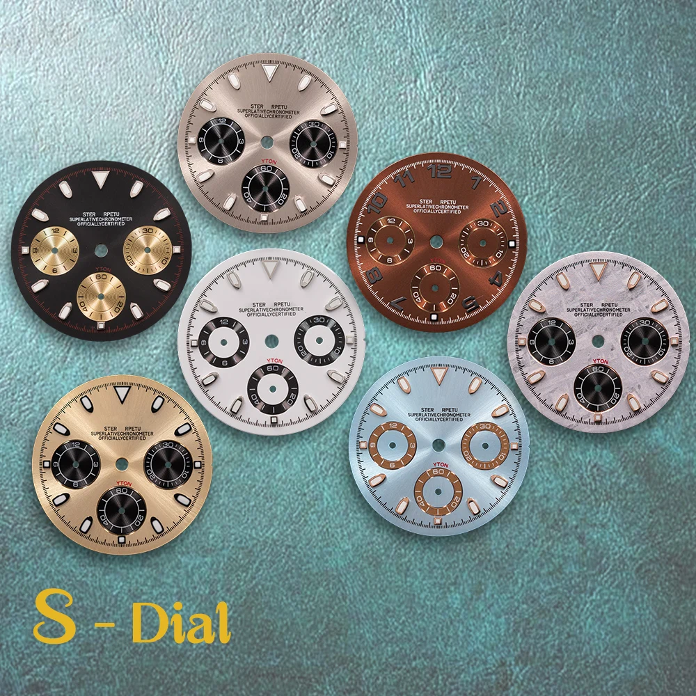 29.5mm S Logo New Panda Meteorite Blue Dial Fit VK63 Movement Green Luminous High Quality Watch Modification Accessories
29.5mm S Logo New Panda Meteorite Blue Dial Fit VK63 Movement Green Luminous High Quality Watch Modification Accessories