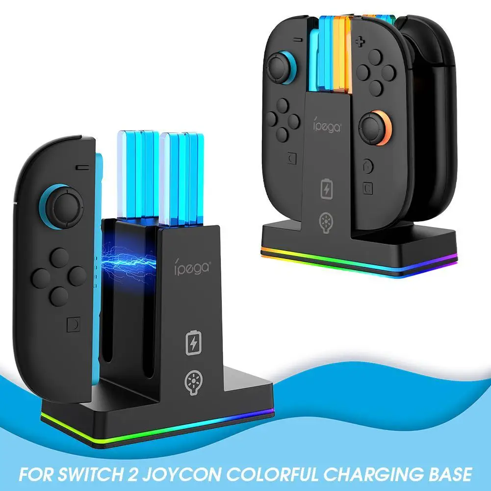 Charging Dock Station for Switch 2 Joy Con, PW-SW2085 4-in-1 Charger Stand with Magnetic Attachment & LED Indicator
Charging Dock Station for Switch 2 Joy Con, PW-SW2085 4-in-1 Charger Stand with Magnetic Attachment & LED Indicator