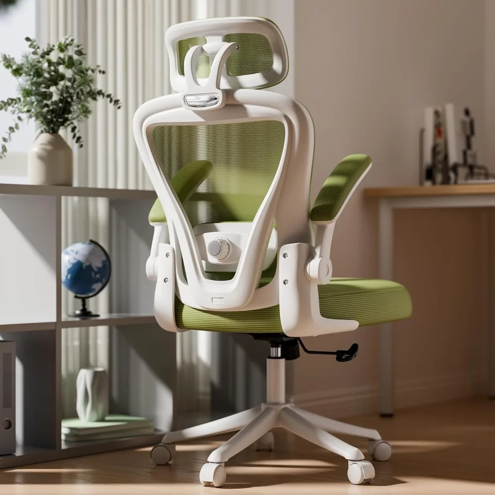 Ergonomic Office Chair M903, High Back Comfy Mesh Desk Chair with Wheels, Adjustable Lumbar Support, Headrest, Green
Ergonomic Office Chair M903, High Back Comfy Mesh Desk Chair with Wheels, Adjustable Lumbar Support, Headrest, Green
