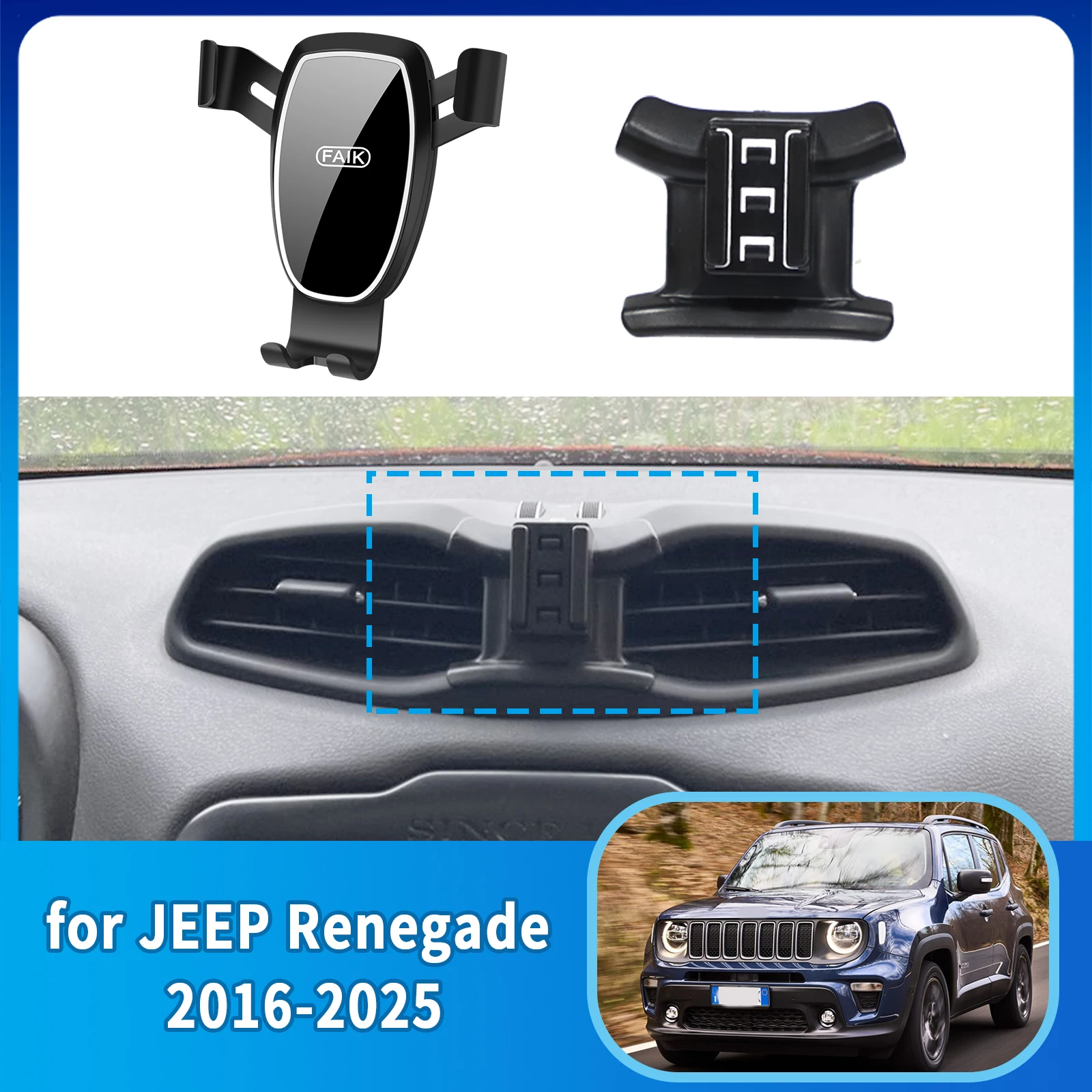 Car Mobile Phone Holder for JEEP Renegade 2016~2025 Accessories GPS Bracket Navigation Stand Auto
Car Mobile Phone Holder for JEEP Renegade 2016~2025 Accessories GPS Bracket Navigation Stand Auto