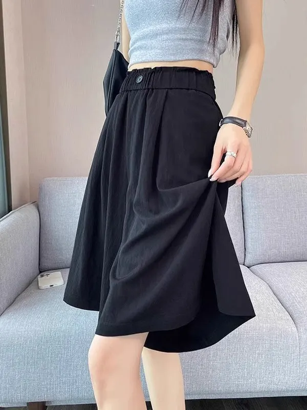 Ice Silk Casual Sports Shorts Women's Summer Loose High Waist Quick Dry Saburo Pants A-Line Straight Leg Wide Leg Five-Quarte...
Ice Silk Casual Sports Shorts Women's Summer Loose High Waist Quick Dry Saburo Pants A-Line Straight Leg Wide Leg Five-Quarte...