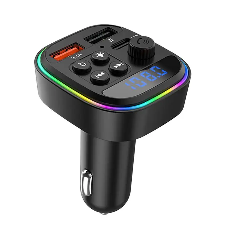 FM Transmitter For Car Portable Radio Car Adapter MP3 Music Player Auto Phone Charger For Vehicle RV Sedan Truck Radio Adapter
FM Transmitter For Car Portable Radio Car Adapter MP3 Music Player Auto Phone Charger For Vehicle RV Sedan Truck Radio Adapter