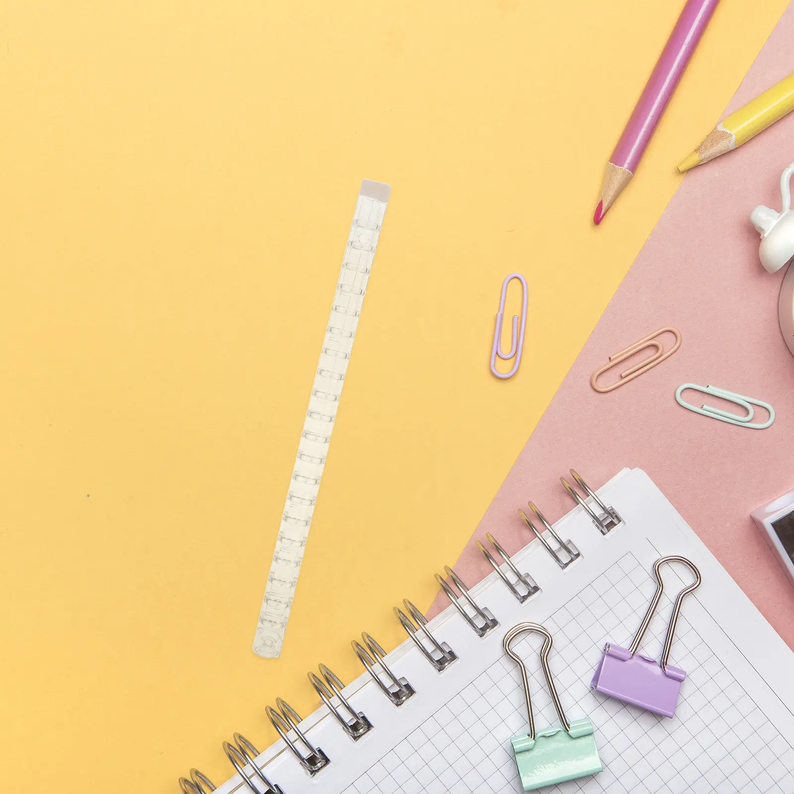 10Pcs Loose Leaf Binder Rings Transparent Plastic Binding Combs 15Mm Diameter Clips for Document Notebook File Organizer A5 B5
10Pcs Loose Leaf Binder Rings Transparent Plastic Binding Combs 15Mm Diameter Clips for Document Notebook File Organizer A5 B5