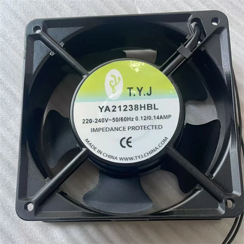 YA21238HBL 12038 Cooling Fan 220-240V 0.14A 120x38mm AC Axial Fan for LED Display Cabinet
YA21238HBL 12038 Cooling Fan 220-240V 0.14A 120x38mm AC Axial Fan for LED Display Cabinet