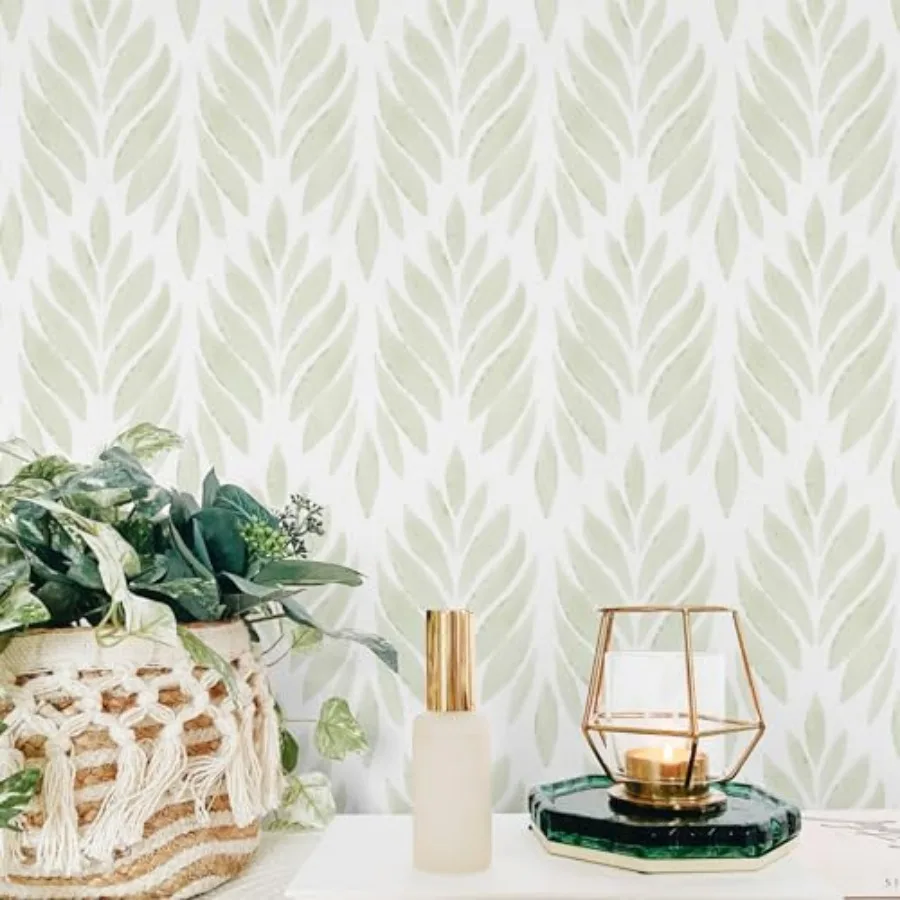 Sage Green Peel and Stick Wallpaper Boho Green Contact Paper Self Adhesive Neutral Removable Wallpaper for Bedroom Bathroom Wat
Sage Green Peel and Stick Wallpaper Boho Green Contact Paper Self Adhesive Neutral Removable Wallpaper for Bedroom Bathroom Wat