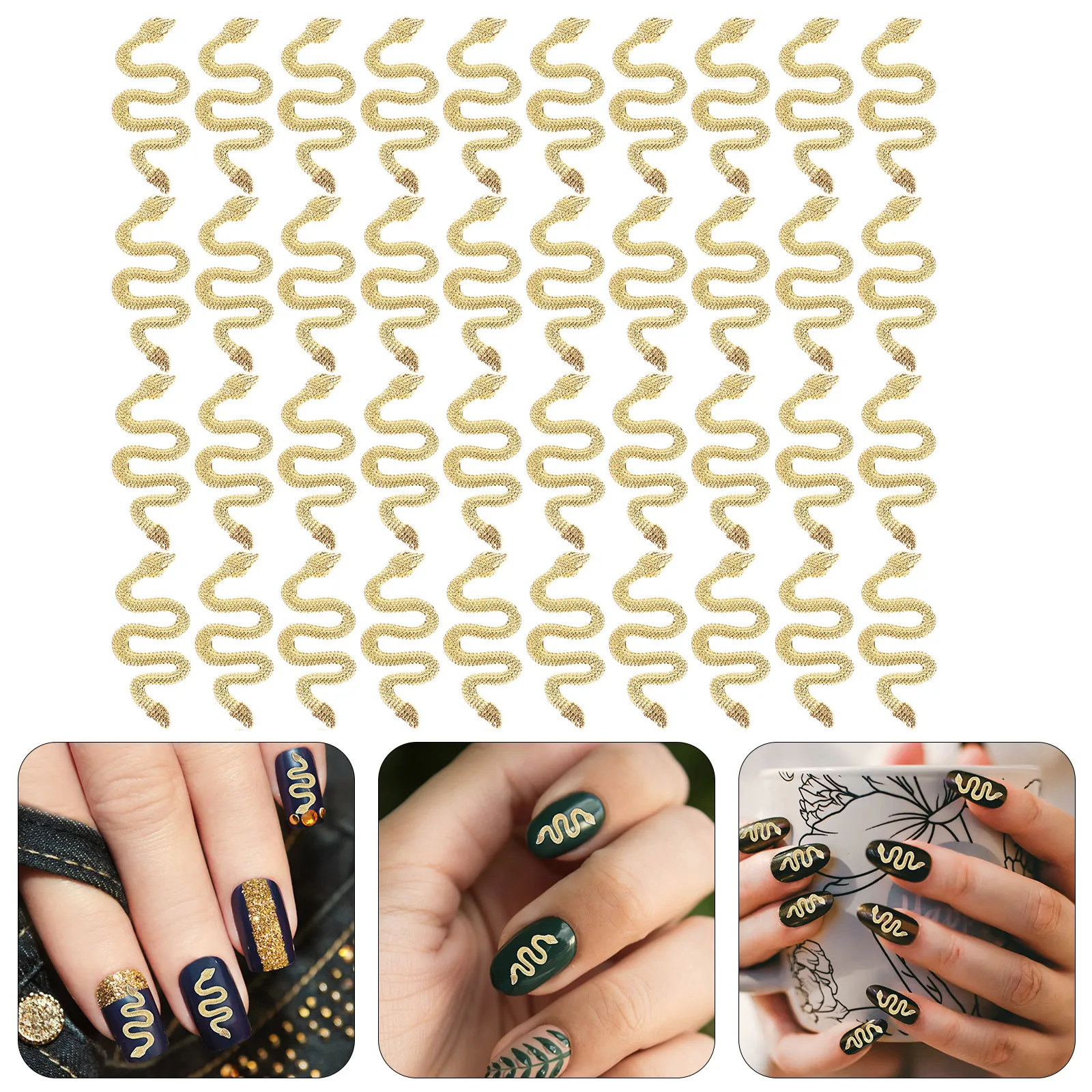 50 шт. металлических 3D-украшений для ногтей в форме змеи, декор для акриловых ногтей, ретро-аксессуары для дизайна ногтей своими руками
50 шт. металлических 3D-украшений для ногтей в форме змеи, декор для акриловых ногтей, ретро-аксессуары для дизайна ногтей своими руками
