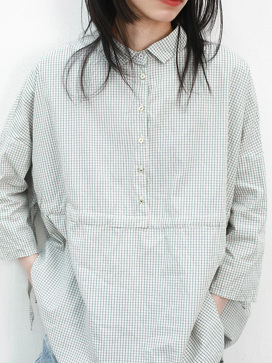 Женская одежда с капюшоном Wasurenagusa Color Woven irt Loose Fit Eight Sve, хлопковый материал, клетчатый узор, длинная длина
Женская одежда с капюшоном Wasurenagusa Color Woven irt Loose Fit Eight Sve, хлопковый материал, клетчатый узор, длинная длина