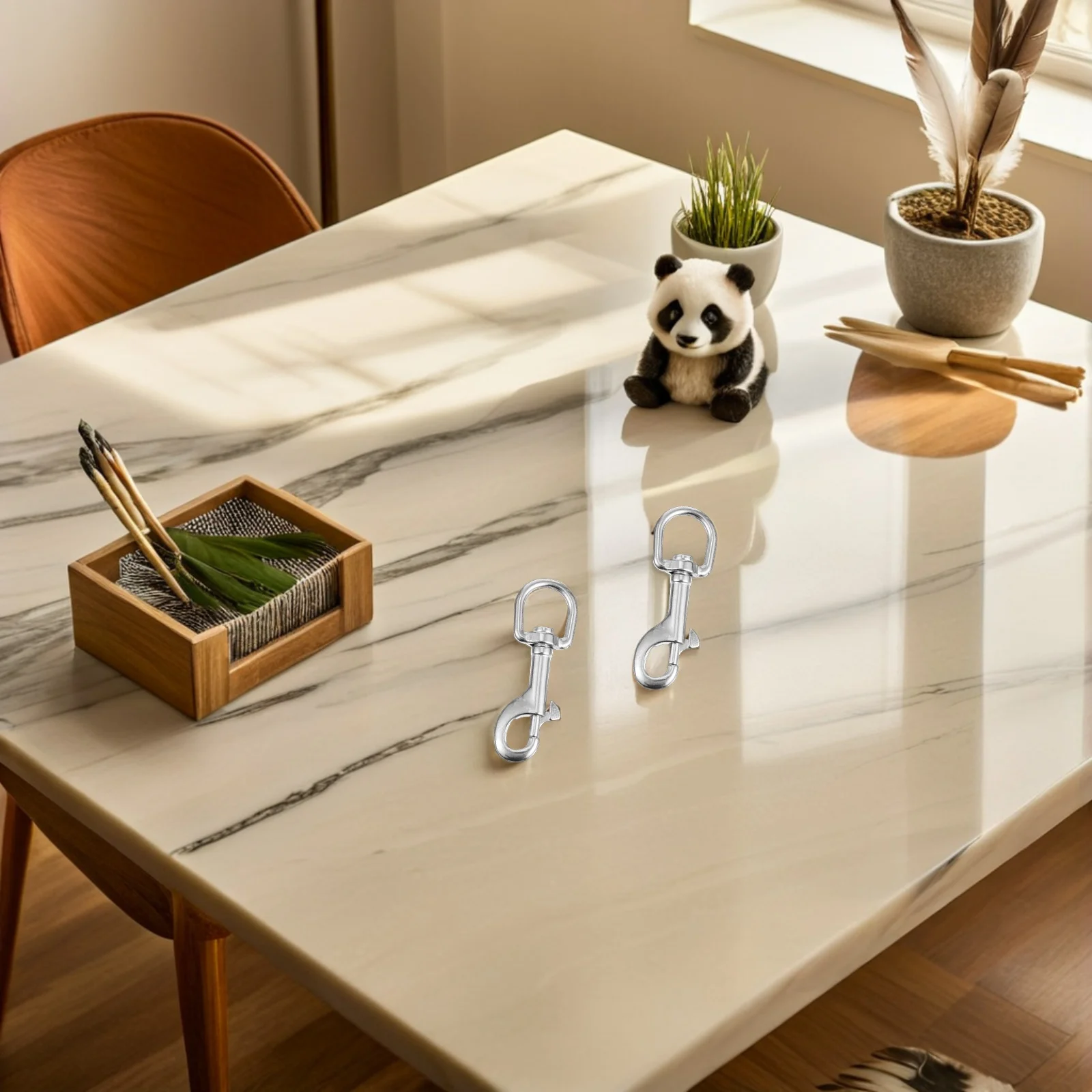 2Pcs Metal Leash Hook Clip Stainless Steel Rotating Snap Hook for Dogs Heavy Duty Pet Leash Attachment for Harness Collar
2Pcs Metal Leash Hook Clip Stainless Steel Rotating Snap Hook for Dogs Heavy Duty Pet Leash Attachment for Harness Collar