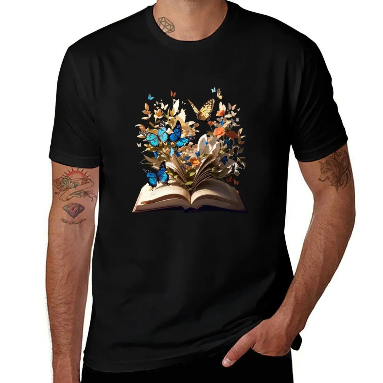 Open Book With Flowers and butterflies T-Shirt cheap stuff hippie clothes anime stuff clothing for men
Open Book With Flowers and butterflies T-Shirt cheap stuff hippie clothes anime stuff clothing for men