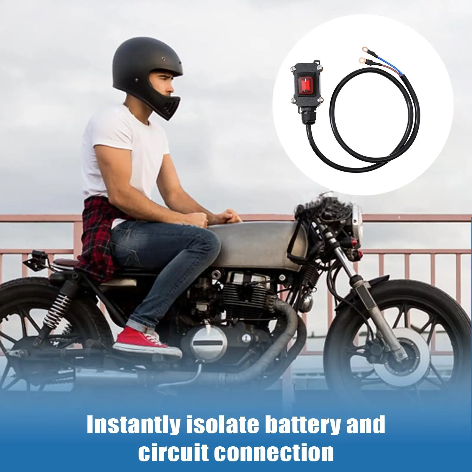 Battery Shut Off 12V/24V Terminal Cut Off Waterproof Motorcycle Auto Battery Disconnector For Marine Boat Electrician
Battery Shut Off 12V/24V Terminal Cut Off Waterproof Motorcycle Auto Battery Disconnector For Marine Boat Electrician