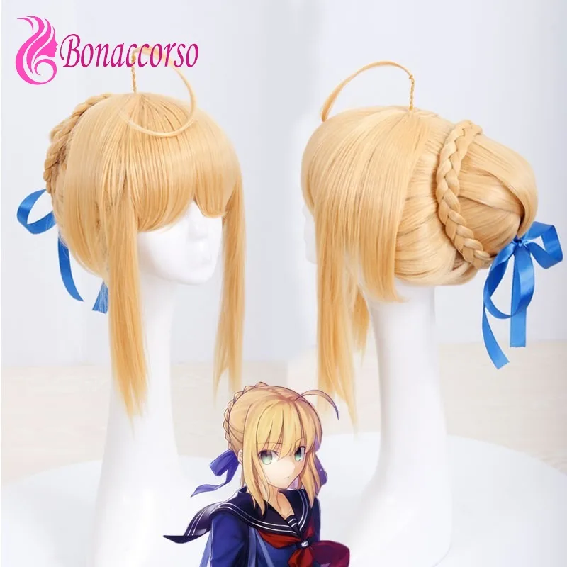 Saber FateGO Cosplay Wig With Styling Synthetic Short Straight Wig King Arthur Anime Coser Cute Girl High Quality Halloween Wig
Saber FateGO Cosplay Wig With Styling Synthetic Short Straight Wig King Arthur Anime Coser Cute Girl High Quality Halloween Wig