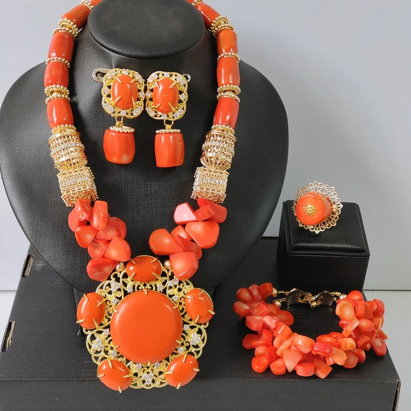 Fashion Women Necklaces African Beads Jewelry Sets Nigerian Wedding Bridal Indian Beads Jewelry Sets Coral Beads
Fashion Women Necklaces African Beads Jewelry Sets Nigerian Wedding Bridal Indian Beads Jewelry Sets Coral Beads