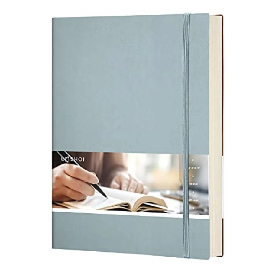 Notebook College - B5 Large Thick Notebook Leather Journal with Free Sticky Notes, 204 Numbered Pages, 100gsm Thick Lined Paper
Notebook College - B5 Large Thick Notebook Leather Journal with Free Sticky Notes, 204 Numbered Pages, 100gsm Thick Lined Paper