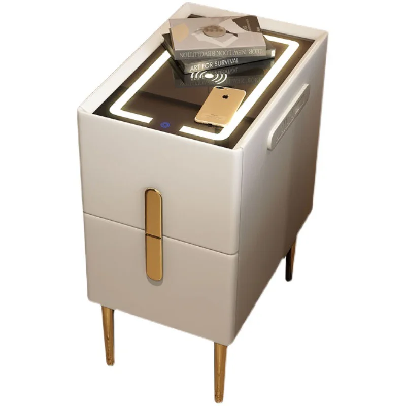 Smart Bedside Table Modern Style Bedroom Mini Nightstands With Wireless Charging Bluetooth Speaker Multi-Function Side Cabinet
Smart Bedside Table Modern Style Bedroom Mini Nightstands With Wireless Charging Bluetooth Speaker Multi-Function Side Cabinet