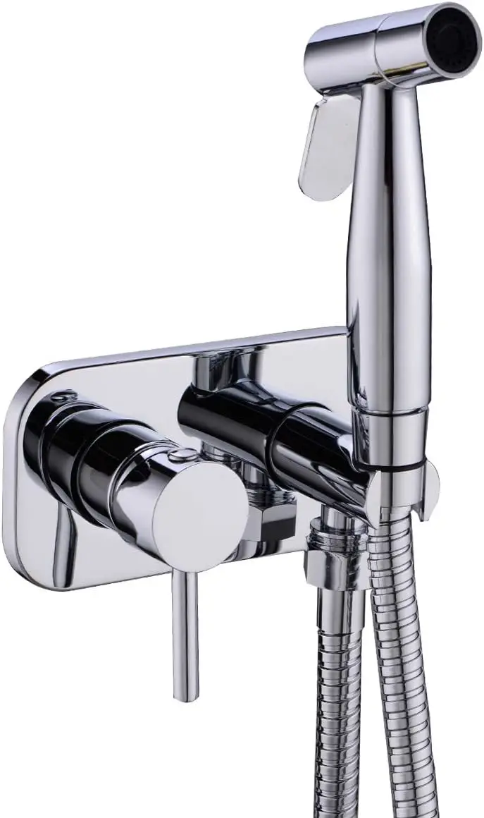 Concealed Hot and Cold Bidet Spray Set, Brass Hand Held Warm Water Shattaf in Chrome Finish
Concealed Hot and Cold Bidet Spray Set, Brass Hand Held Warm Water Shattaf in Chrome Finish