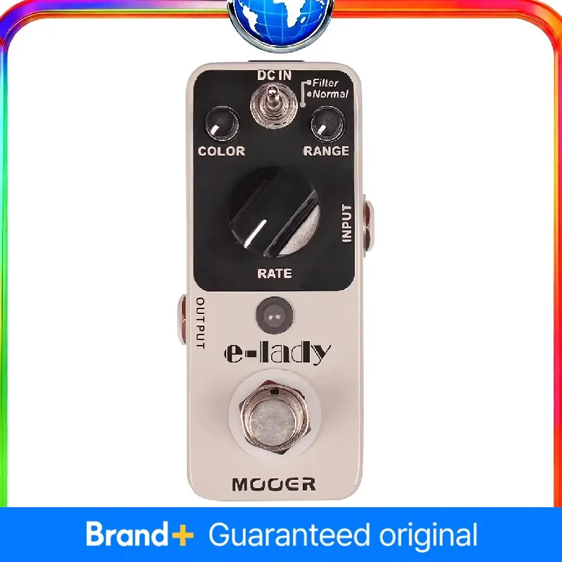 MOOER E-Lady Analog Flanger Guitar Effects Pedal with 2 Modes Normal Filter True Bypass Full Metal Shell for Guitarists
MOOER E-Lady Analog Flanger Guitar Effects Pedal with 2 Modes Normal Filter True Bypass Full Metal Shell for Guitarists