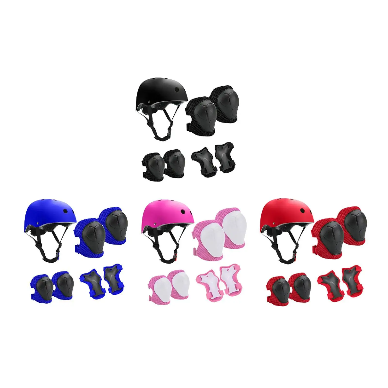 7Pcs Kids Bike Helmet Protective Gear Set Teens Children Shockproof Hand Pads Elbow Pads Knee Pads for Skateboarding Longboard
7Pcs Kids Bike Helmet Protective Gear Set Teens Children Shockproof Hand Pads Elbow Pads Knee Pads for Skateboarding Longboard