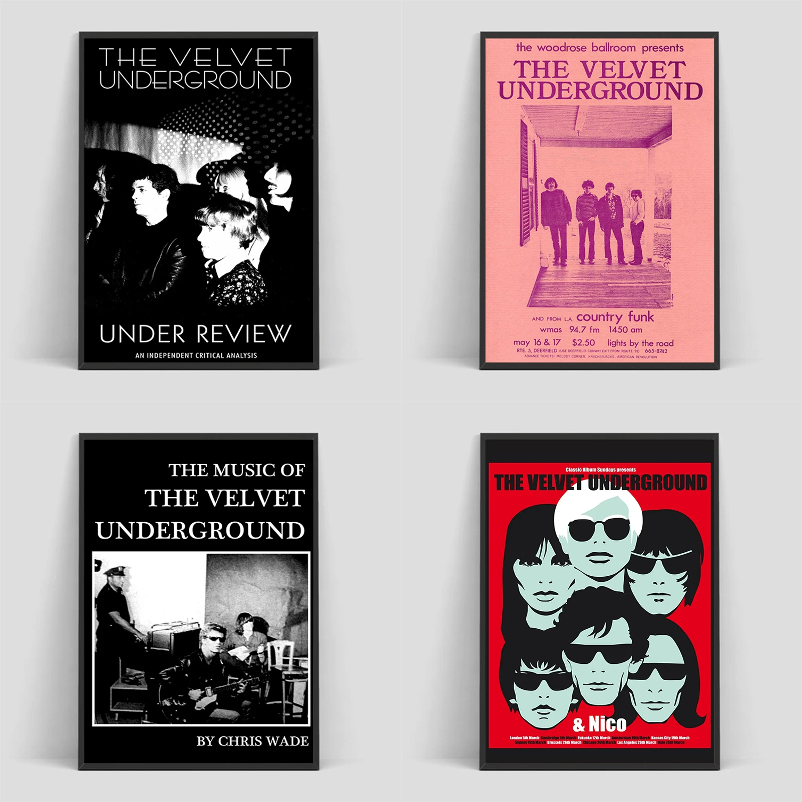 American Rock Band The V-Velvet U-Underground Poster Bedroom Decoration Posters for Wall Art Home Decor Print Painting on Canvas
American Rock Band The V-Velvet U-Underground Poster Bedroom Decoration Posters for Wall Art Home Decor Print Painting on Canvas