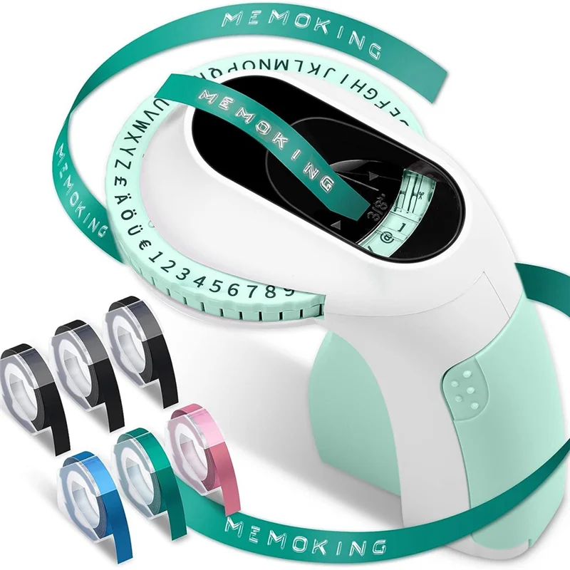 AC37-Embossing Label Maker E975 3D-принтер для тиснения этикеток с 6 рулонами лент для тиснения, ручной тиснение, зеленый
AC37-Embossing Label Maker E975 3D-принтер для тиснения этикеток с 6 рулонами лент для тиснения, ручной тиснение, зеленый
