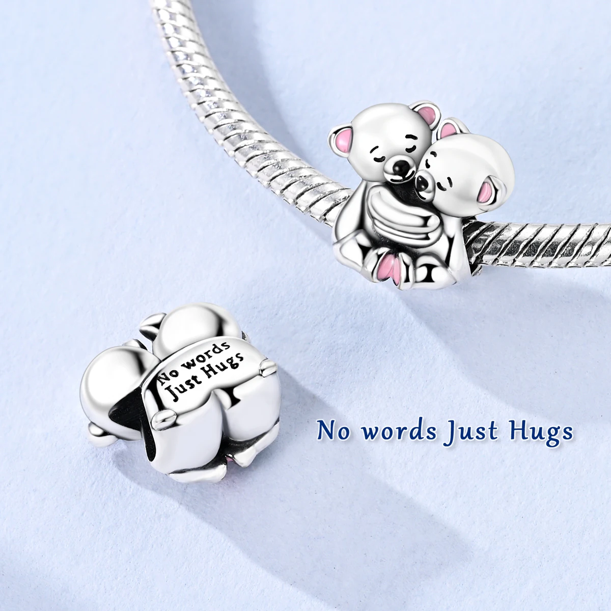 925 Sterling Silver Embracing Little Bear Charms Bead Lovely Pets Dangle Fit Original Bracelet DIY Women Jewelry
925 Sterling Silver Embracing Little Bear Charms Bead Lovely Pets Dangle Fit Original Bracelet DIY Women Jewelry