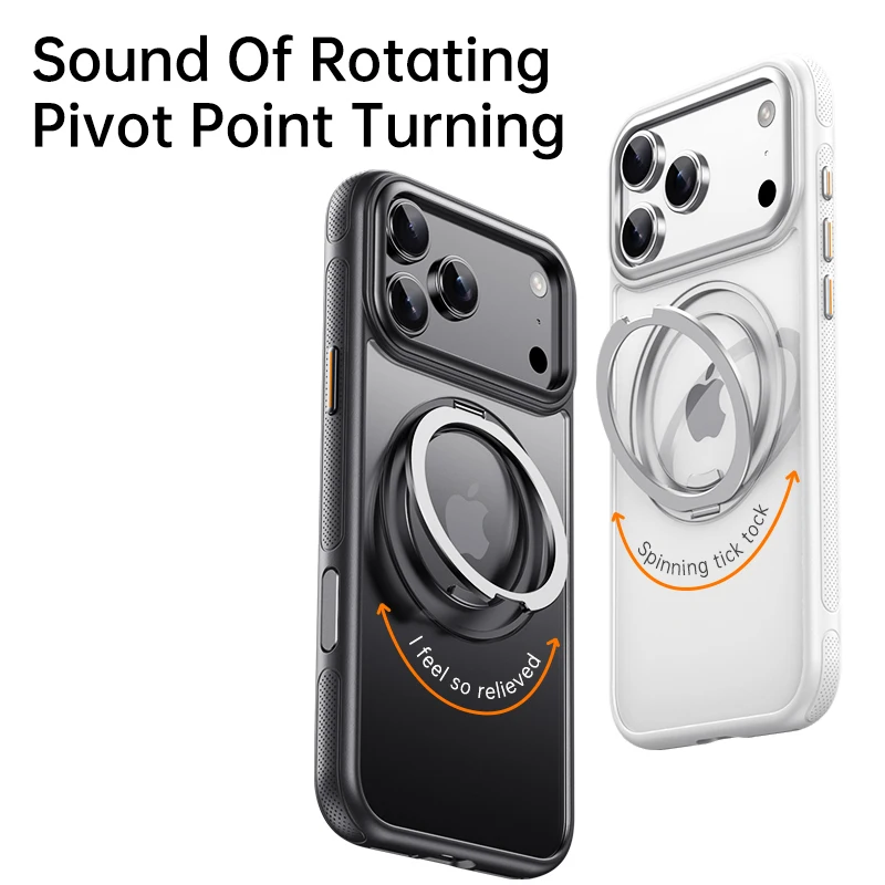 Magnetic 360°Rotation Stand Phone Case For iphone 17 pro max casе iphone 17magsafe funda iphone 16 15 pro With Ring Holder cover
Magnetic 360°Rotation Stand Phone Case For iphone 17 pro max casе iphone 17magsafe funda iphone 16 15 pro With Ring Holder cover