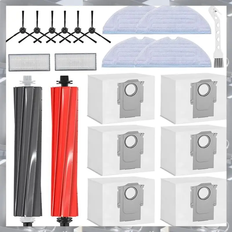 Hot Selling-For Roborock S8 / S8 Pro / G20 Uitra Replacement Parts Main Side Brush Hepa Filters Mop Cloth Dust Bags Accessories,
Hot Selling-For Roborock S8 / S8 Pro / G20 Uitra Replacement Parts Main Side Brush Hepa Filters Mop Cloth Dust Bags Accessories,