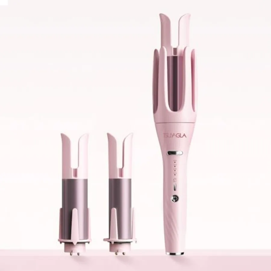 3 in 1 Automatic Curling Iron, Hair Curlers with 3 Curling Barrels 1" - 1.25" - 1.5",Rotating Curling Iron with 3 Temp, 2-Way R
3 in 1 Automatic Curling Iron, Hair Curlers with 3 Curling Barrels 1" - 1.25" - 1.5",Rotating Curling Iron with 3 Temp, 2-Way R