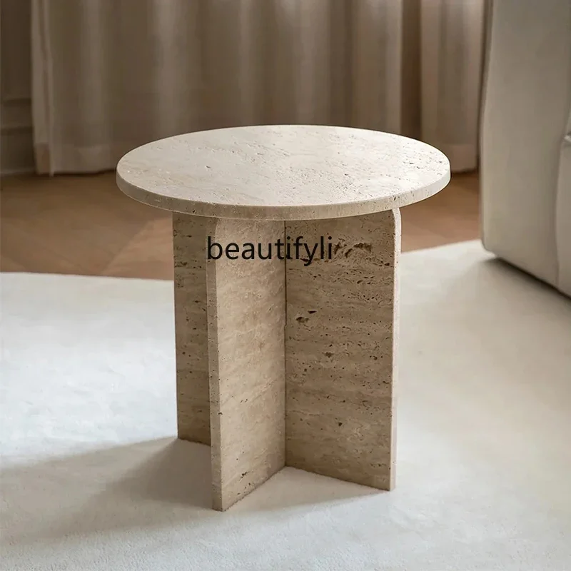 Nordic natural travertine small coffee table round, wabi-sabi wind living room sofa side table, small apartment coffee table4567
Nordic natural travertine small coffee table round, wabi-sabi wind living room sofa side table, small apartment coffee table4567