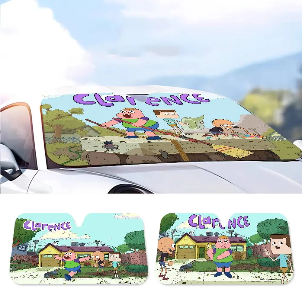 Cartoon C-ClarenceS Windshield Sun Shade For Car SUV Truck Front Window Sun Shade Accessory Visor Protector Shield Cover
Cartoon C-ClarenceS Windshield Sun Shade For Car SUV Truck Front Window Sun Shade Accessory Visor Protector Shield Cover