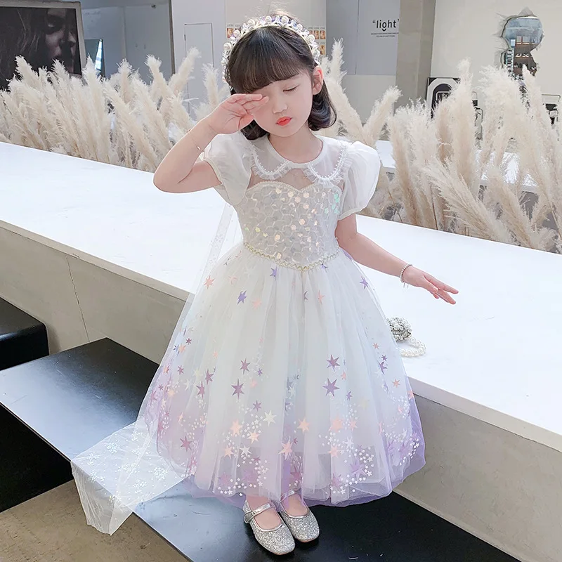 Gradient Purple Princess Dress New Girls Birthday Summer Dress Children Fluffy Gauze Dress Children Halloween Fairy Clothes
Gradient Purple Princess Dress New Girls Birthday Summer Dress Children Fluffy Gauze Dress Children Halloween Fairy Clothes 
